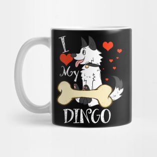 Dingo T-Shirt - I Love My Dingo Mug